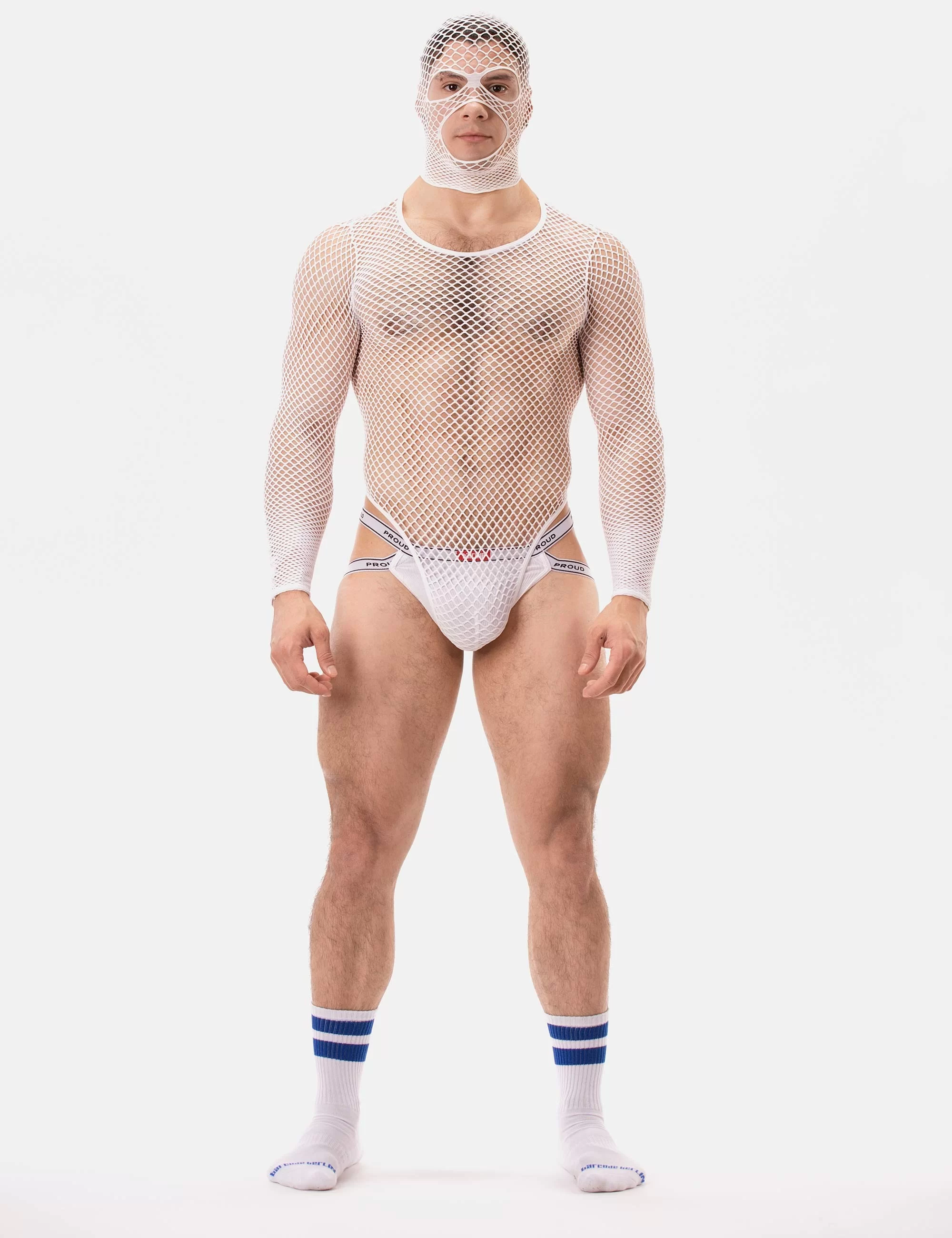Fishnet Mask Sicily - White