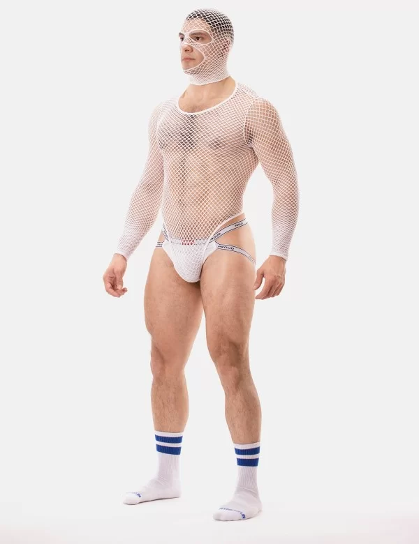 Fishnet Mask Sicily - White