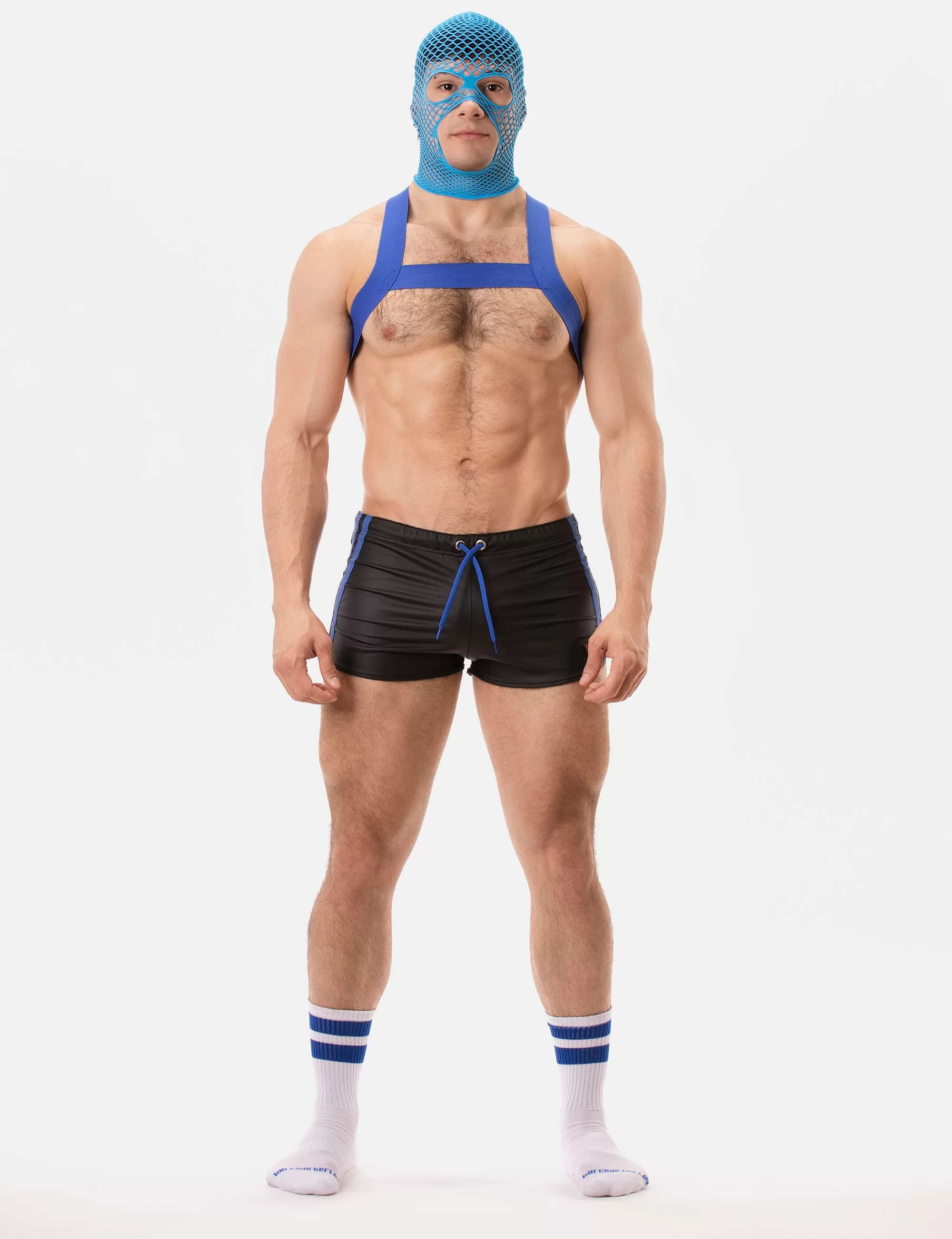 Fishnet Mask Sicily - Neonblue