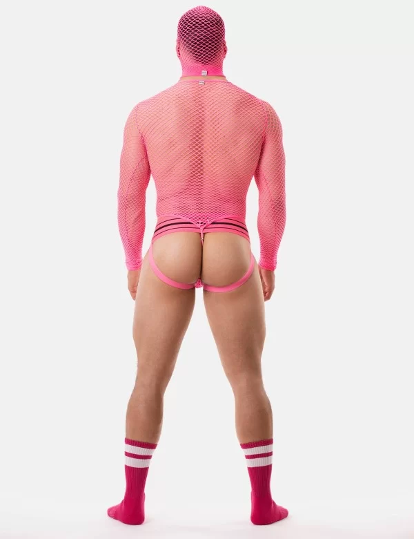 Fishnet Mask Sicily - Neonpink