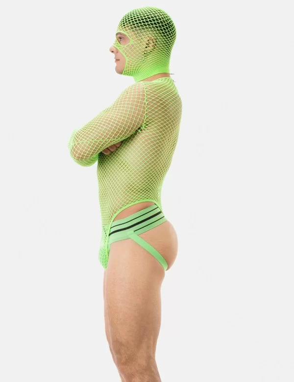 Fishnet Mask Sicily - Neongreen
