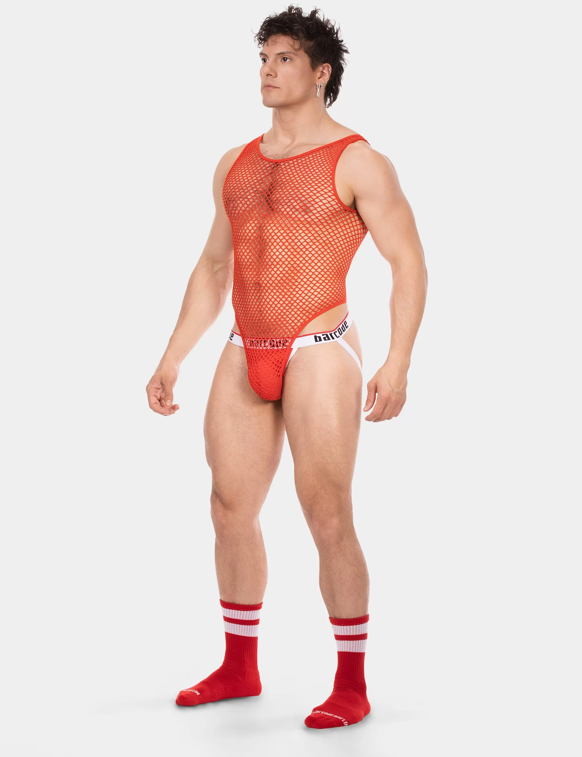 Fishnet Body Roma - Red