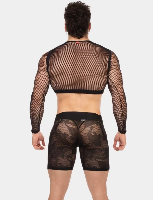 Fishnet Crop Florence - Black