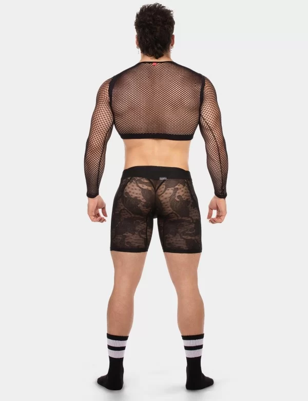 Fishnet Crop Florence - Black