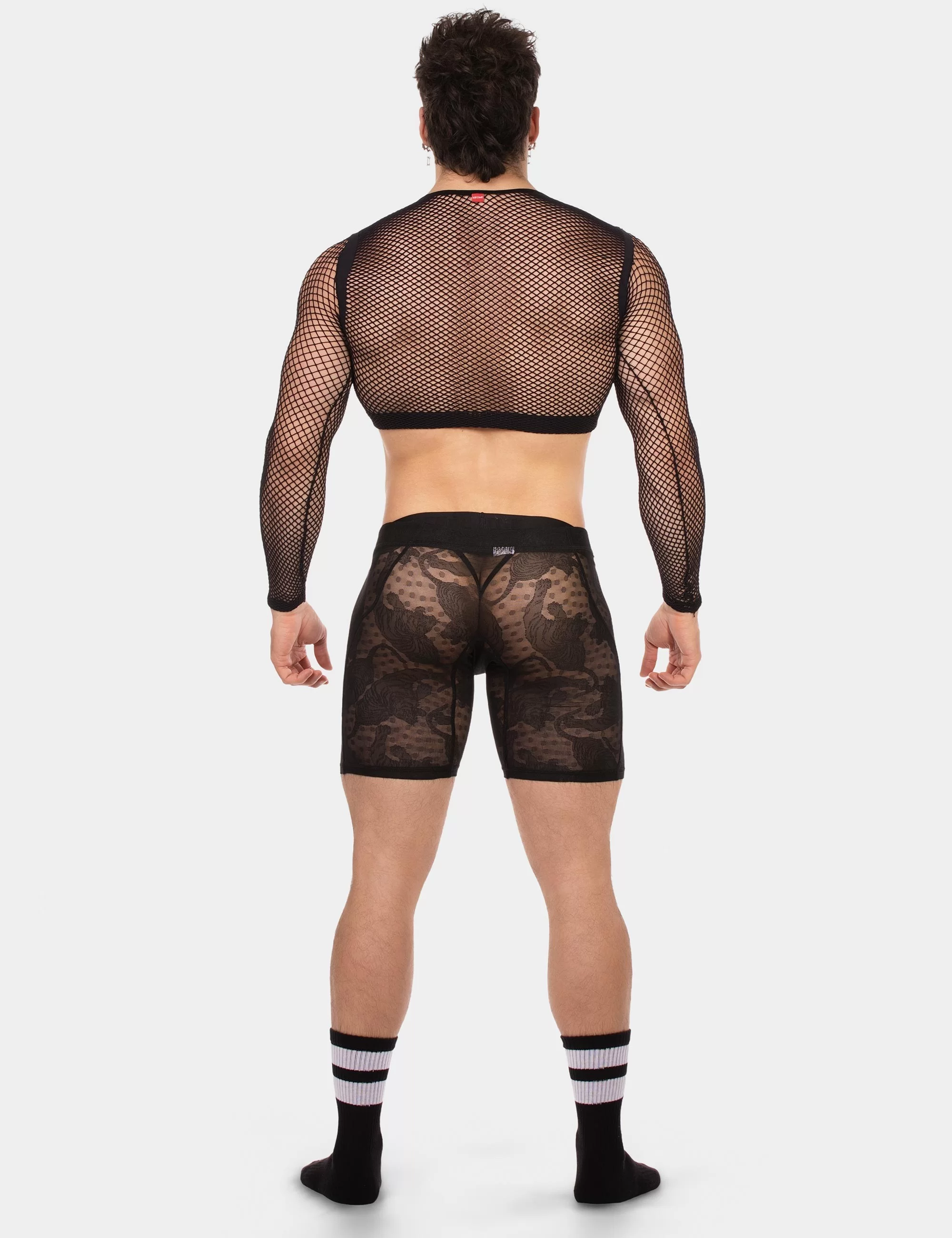 Fishnet Crop Florence - Black
