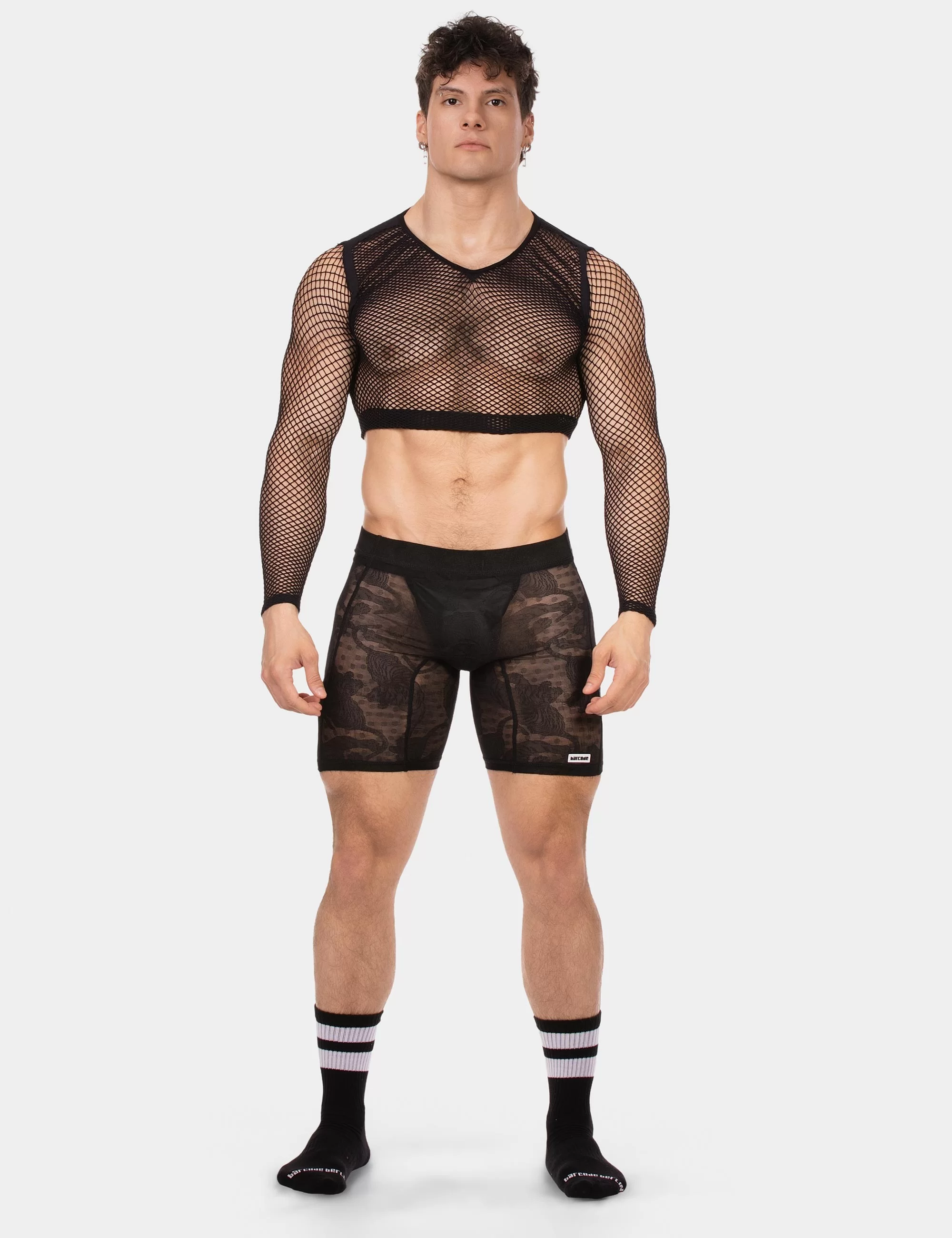Fishnet Crop Florence - Black
