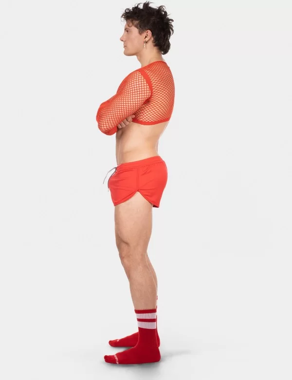 Fishnet Crop Florence - Red