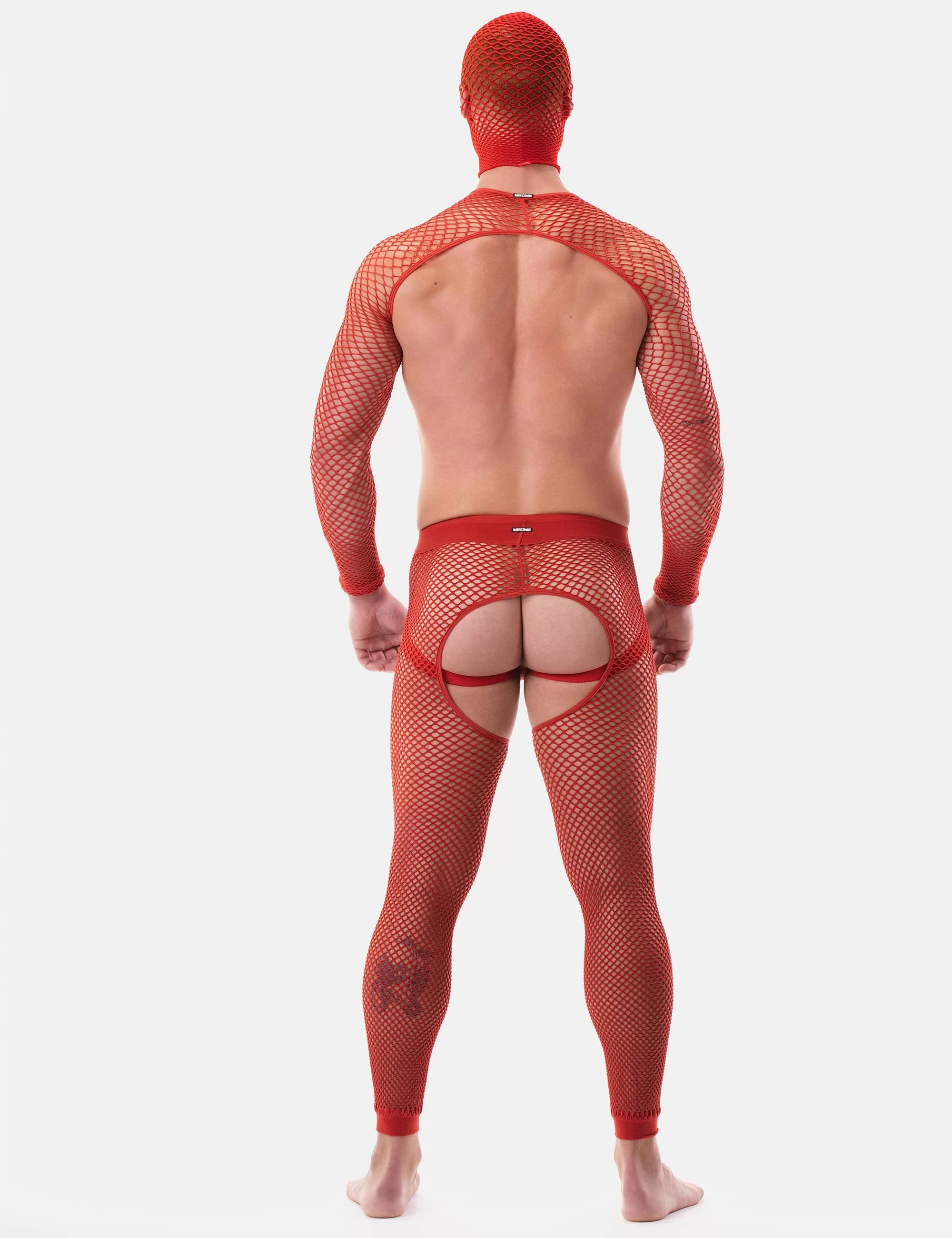 Fishnet Leggings Cacci - Red