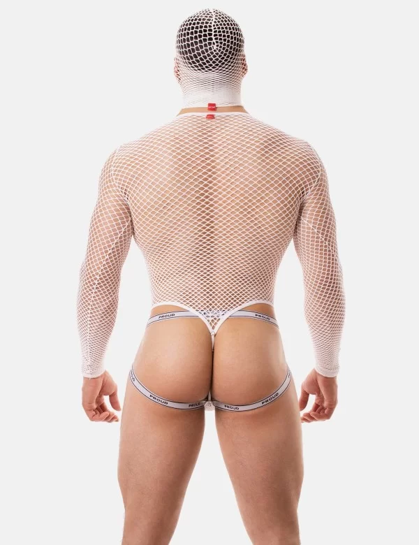 Fishnet Body Como - White