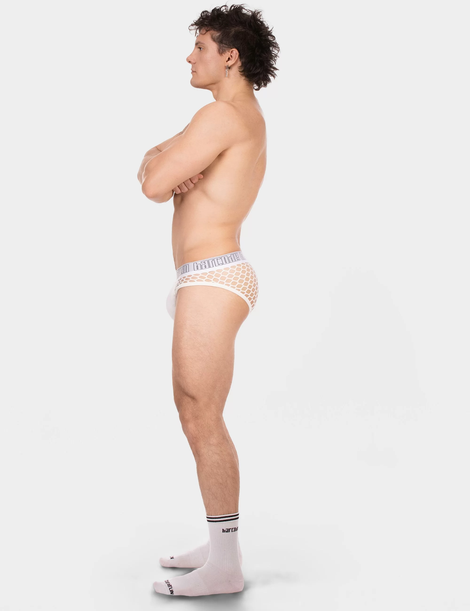 Mesh Brief Nursu - White Mesh Brief Nursu - White