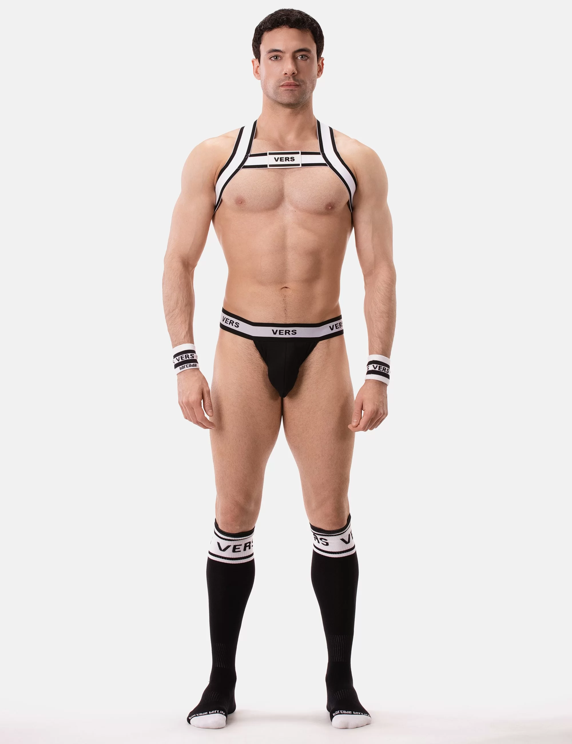 Suspender Vers - Black-White Suspender Vers - Black-White