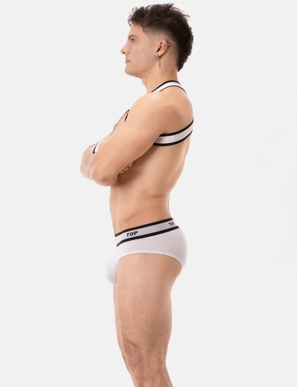 Brief Top - White-Black