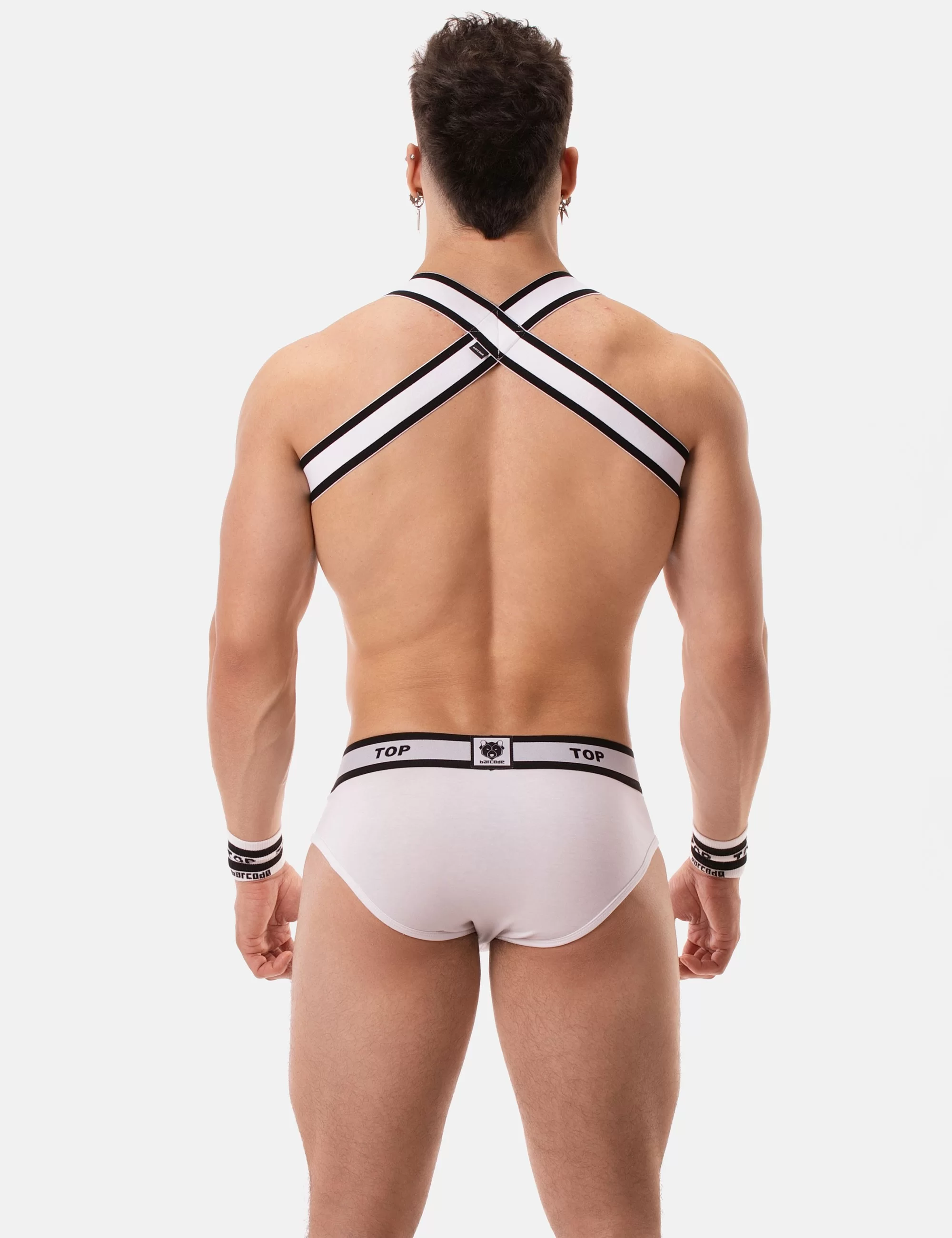 Brief Top - White-Black
