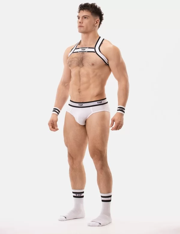 Brief Top - White-Black