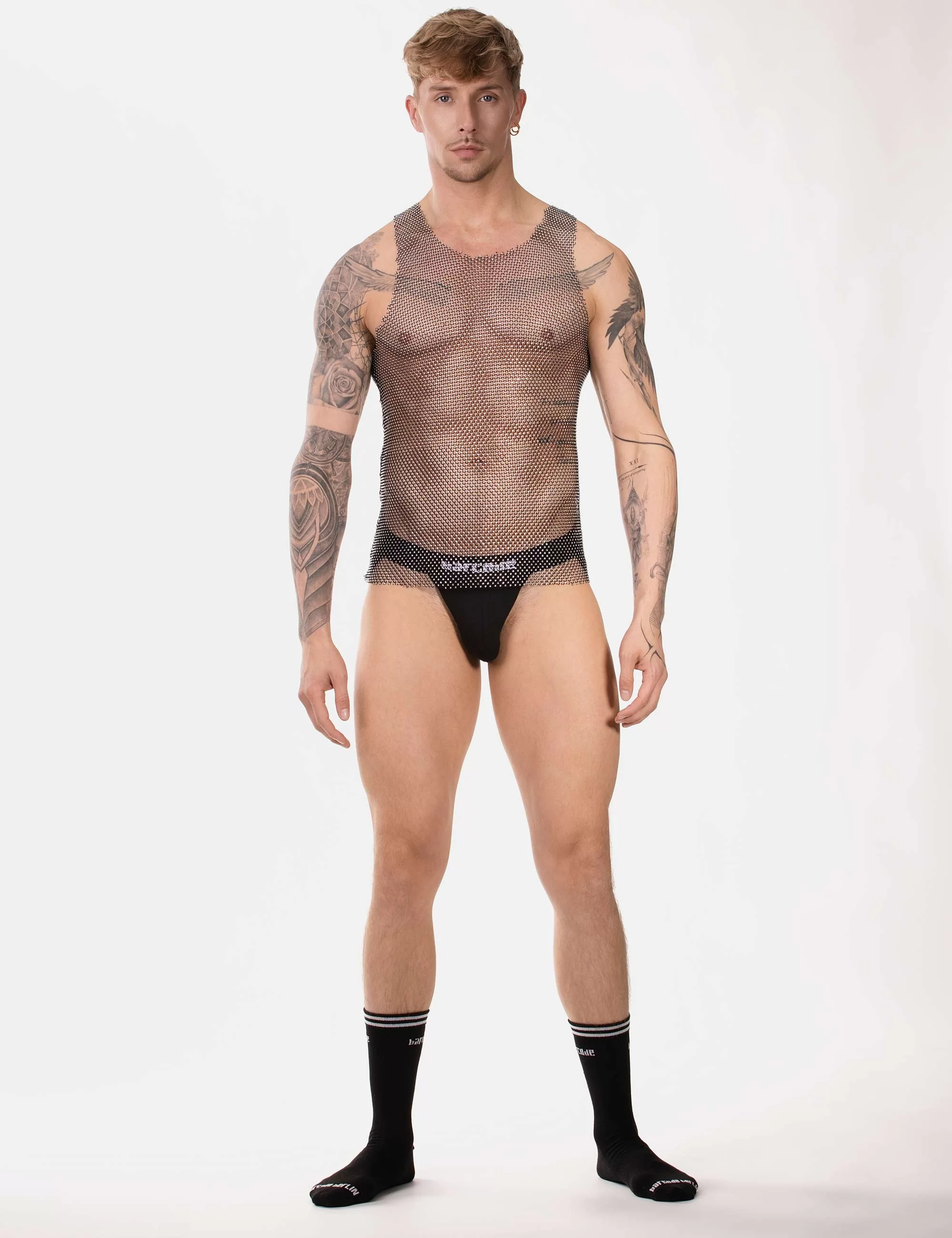Tank Top Blitzy - Black-Silver