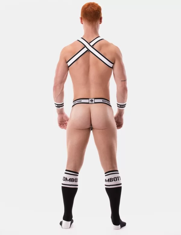Harness Bottom - White-Black