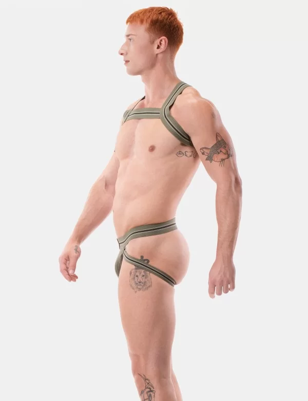 Harness Hapero - Army-White-Black