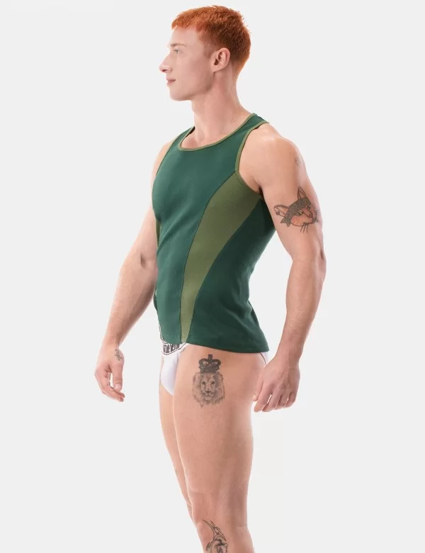Tank Top Dervi - Green-Olive