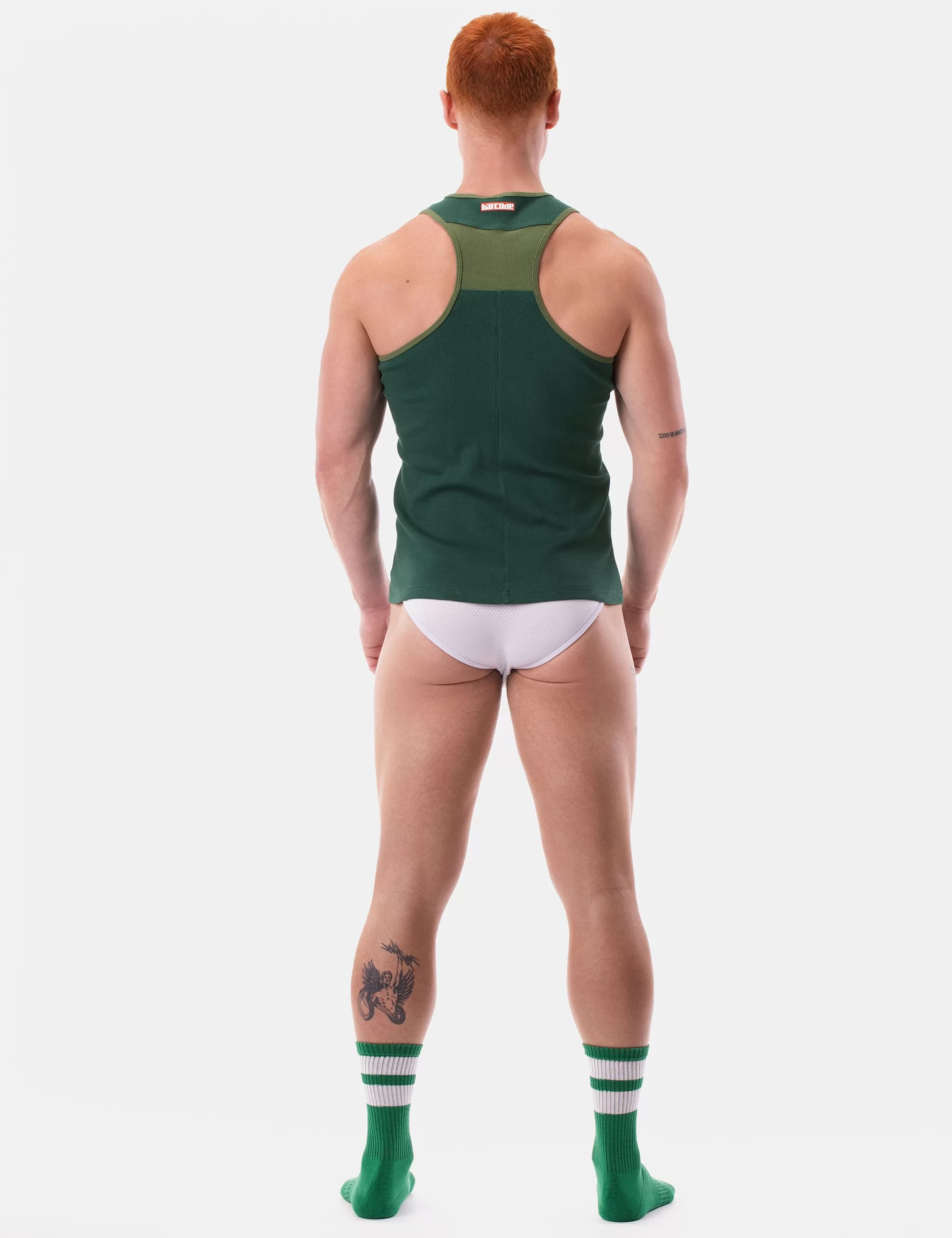 Tank Top Dervi - Green-Olive Tank Top Dervi - Green-Olive