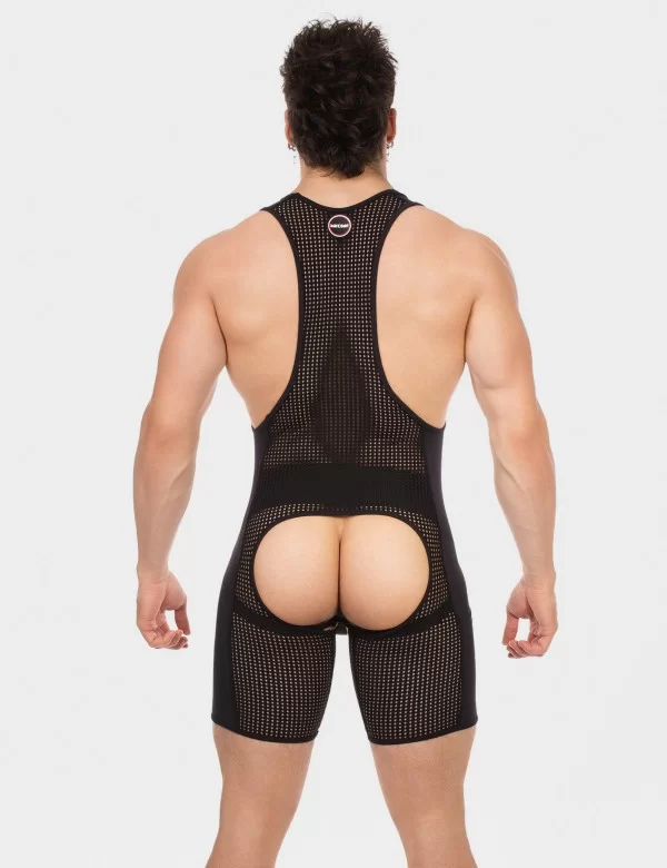 Chaps Singlet Krish - Black-Yellow