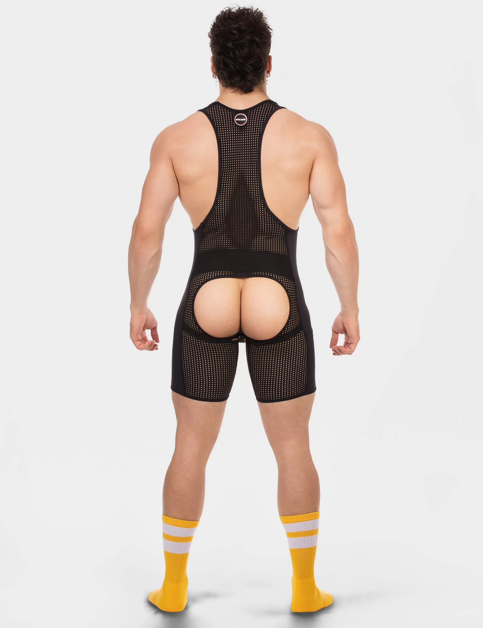 Chaps Singlet Krish - Black-Yellow