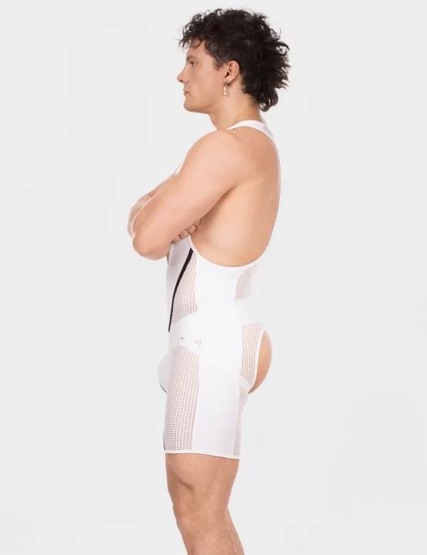 Chaps Singlet Krish - White-Black