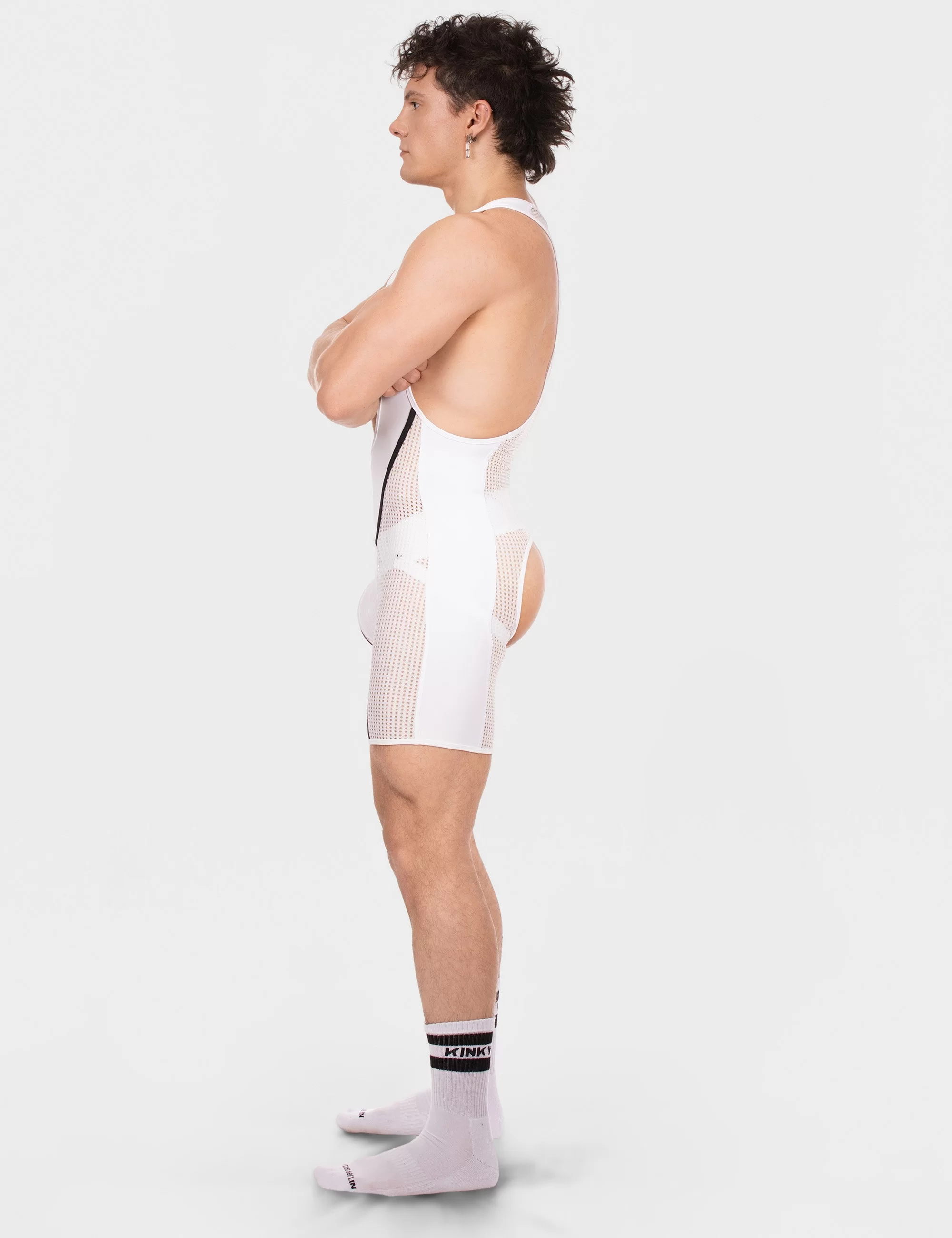 Chaps Singlet Krish - White-Black