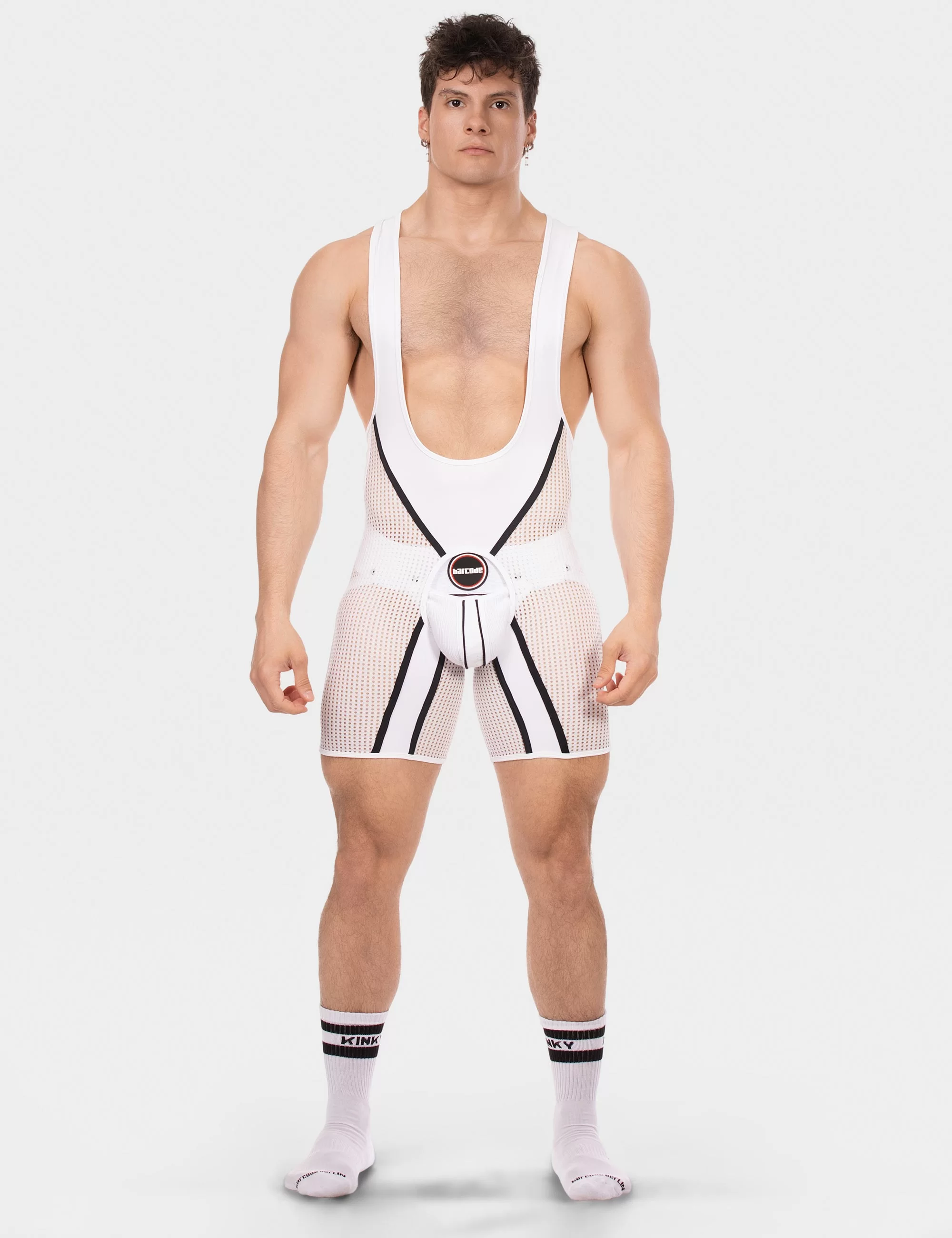 Chaps Singlet Krish - White-Black