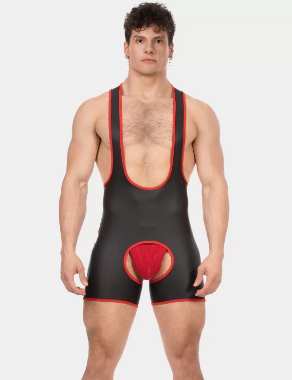 Singlet Kam - Black-Red