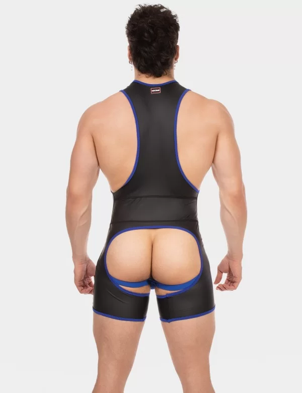 Singlet Kam - Black-Royal