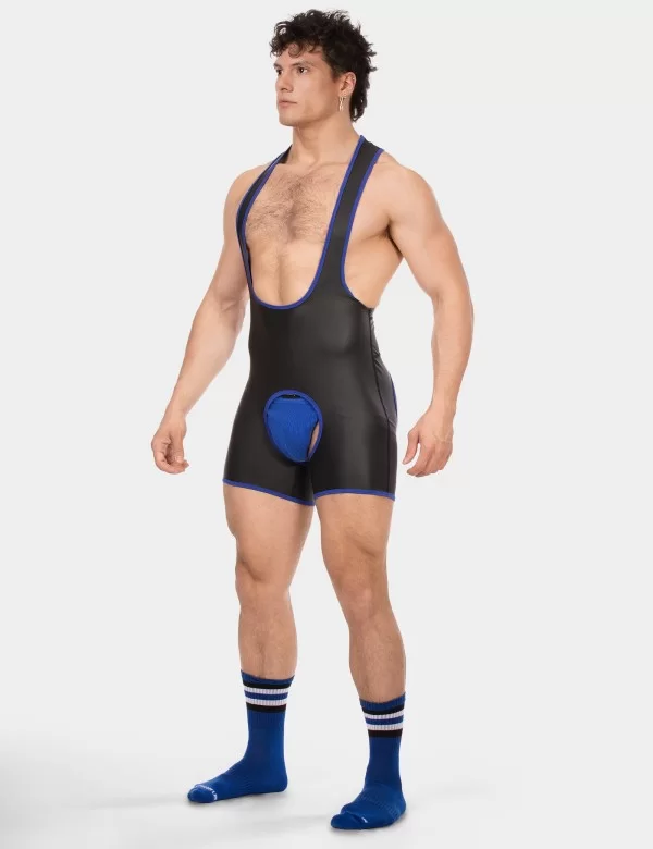 Singlet Kam - Black-Royal
