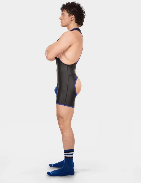 Singlet Kam - Black-Royal