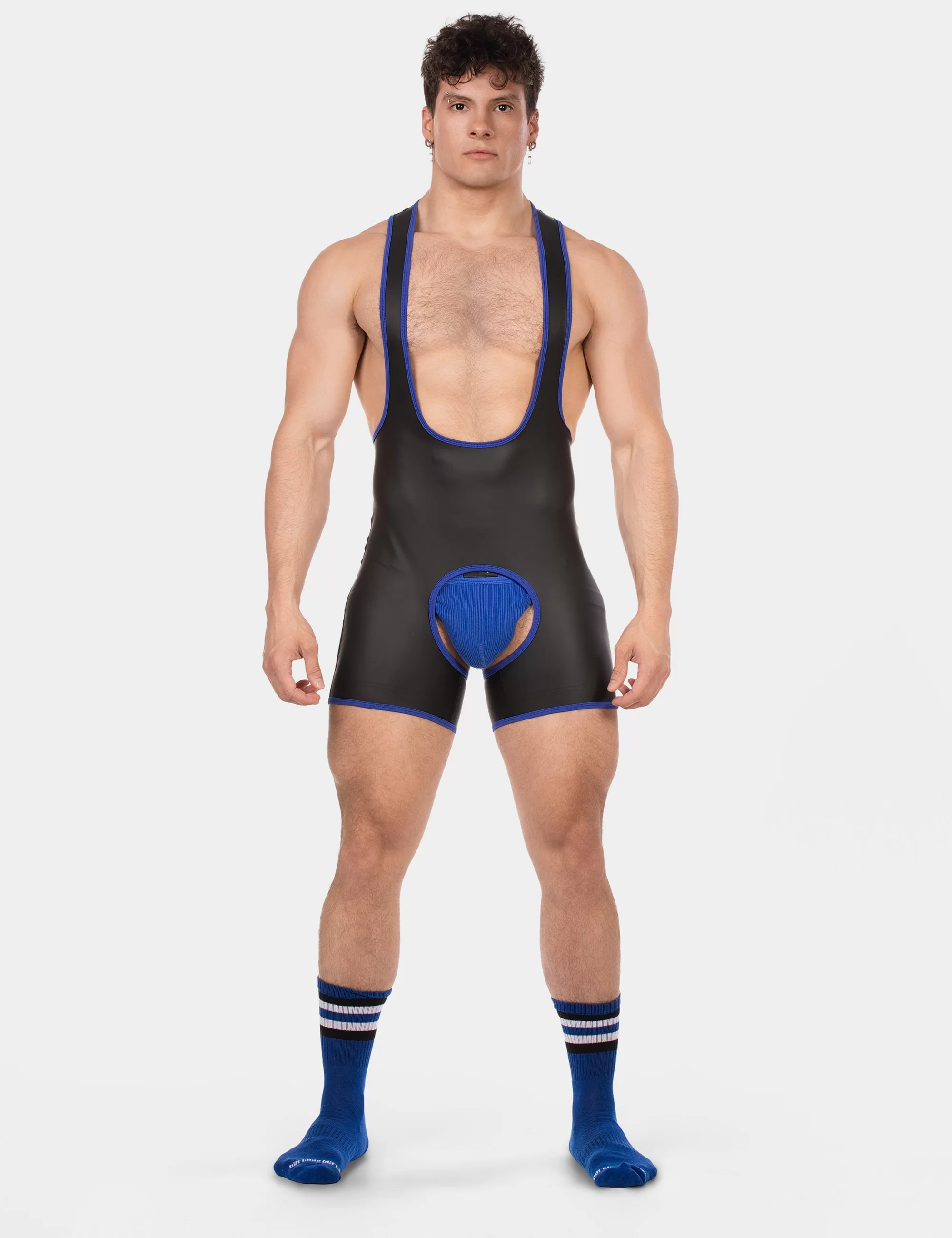 Singlet Kam - Black-Royal