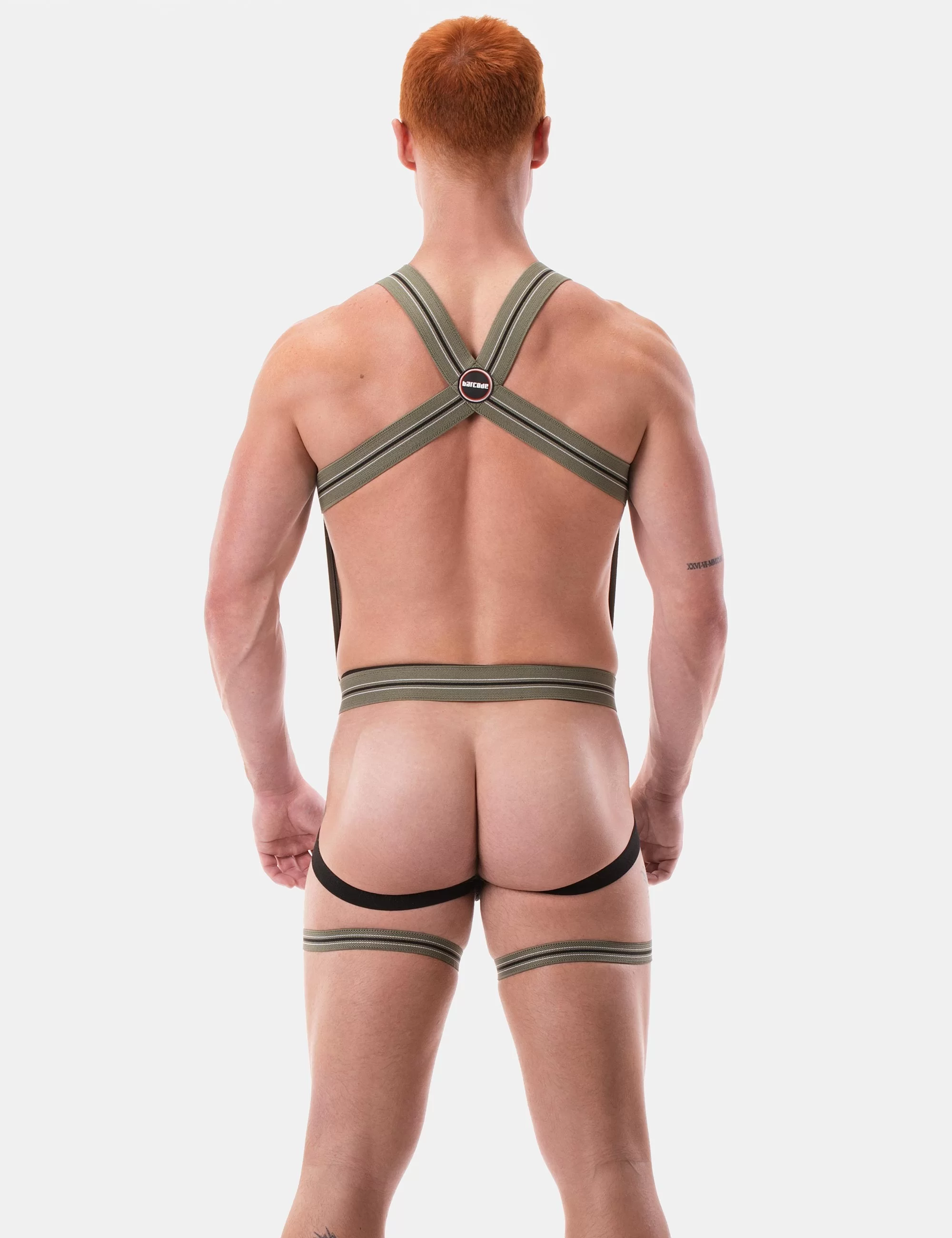 Harness Jaro - Army-White-Black