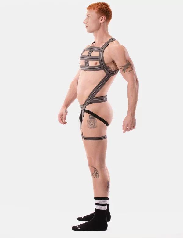 Harness Jaro - Grey-White-Black