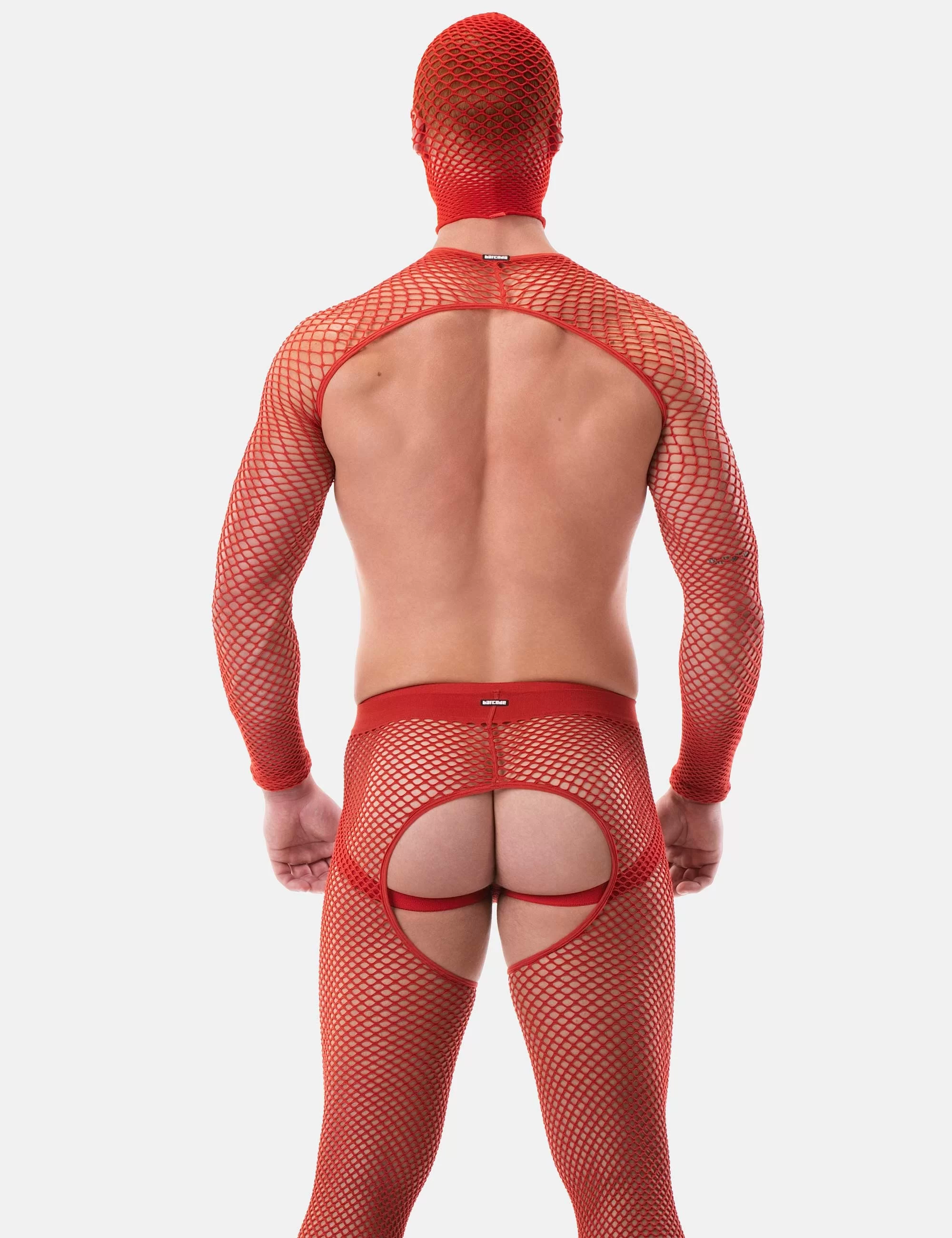 Fishnet Sleeves Poggio - Red