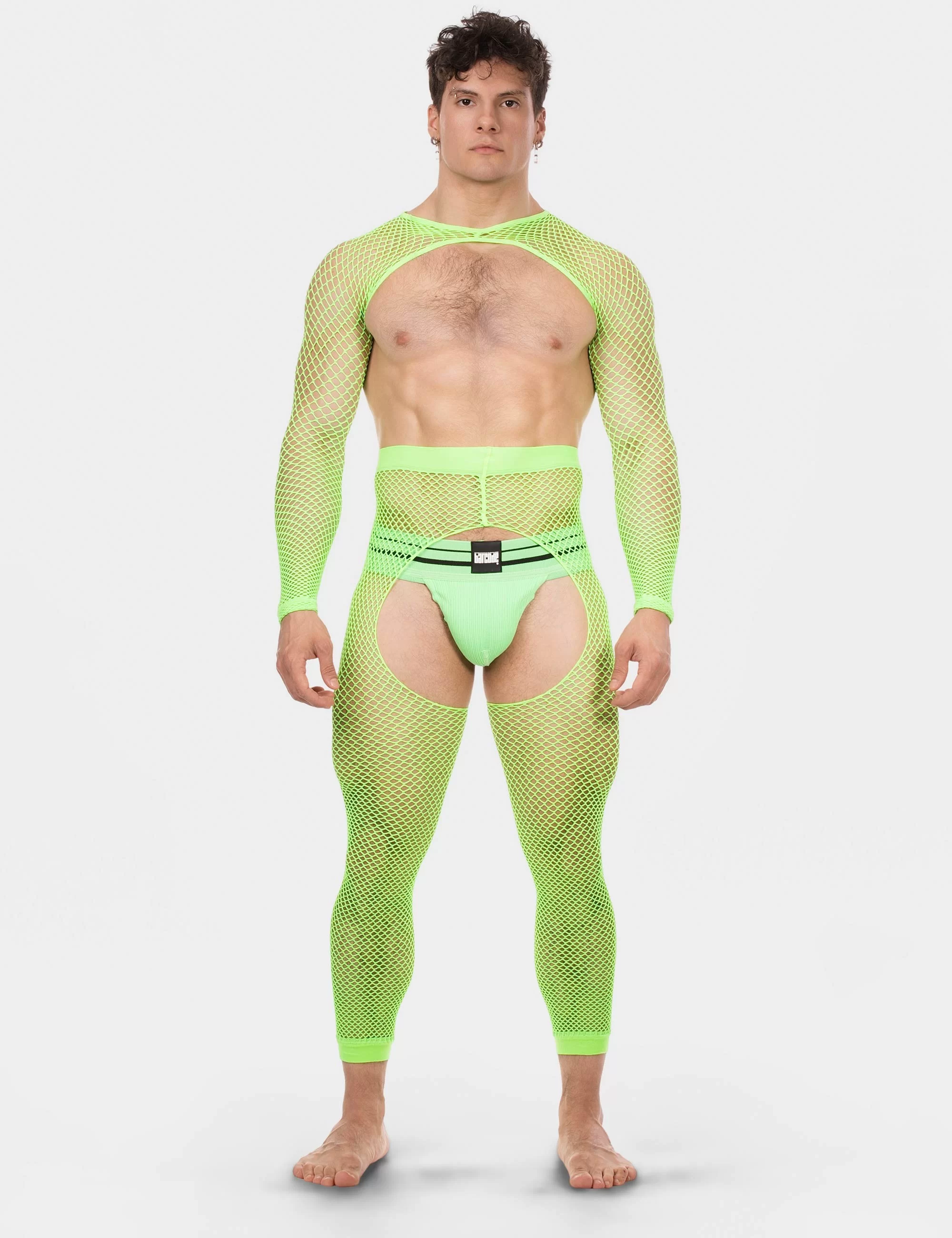 Fishnet Sleeves Poggio - Neongreen