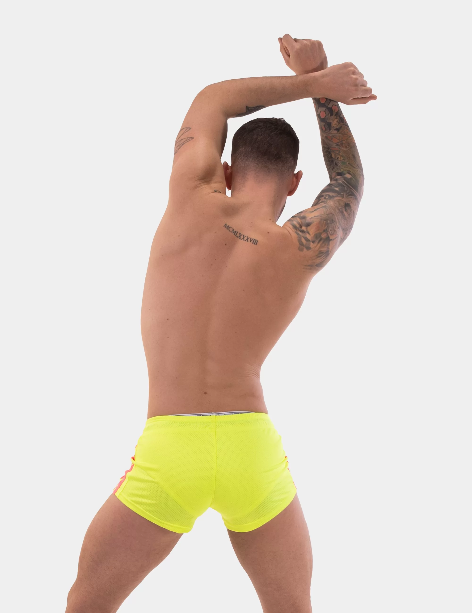 Short Timur - Neongreen-Neonpink