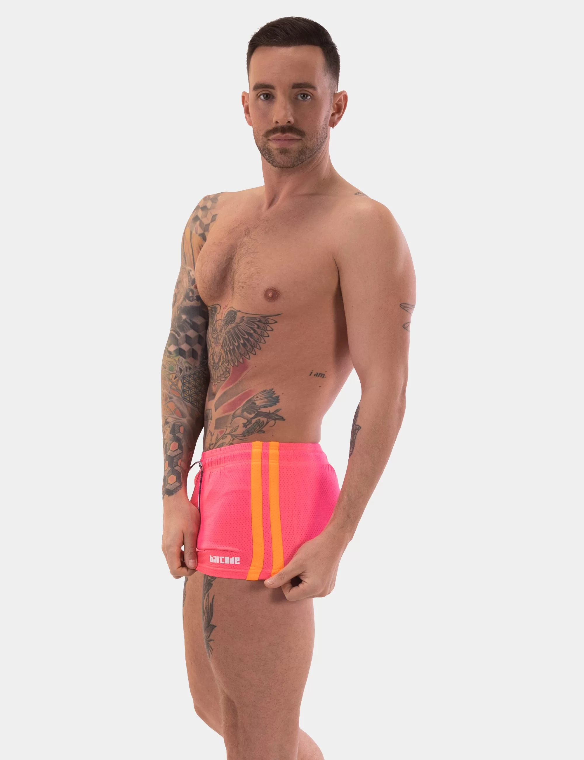 Short Timur - Neonpink-Neonorange