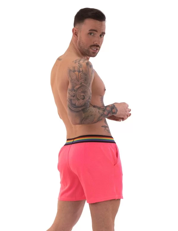 Barcode Pride Short - Neonpink