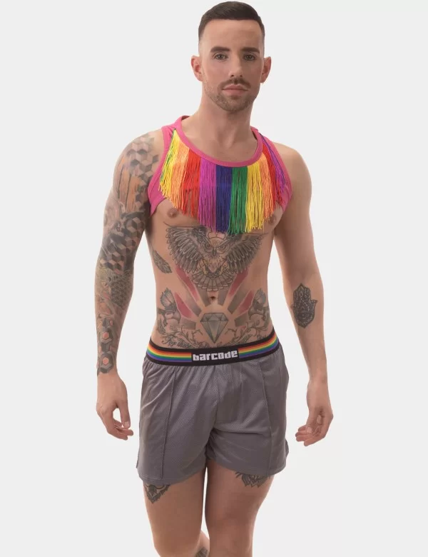 Barcode Pride Short - Grey