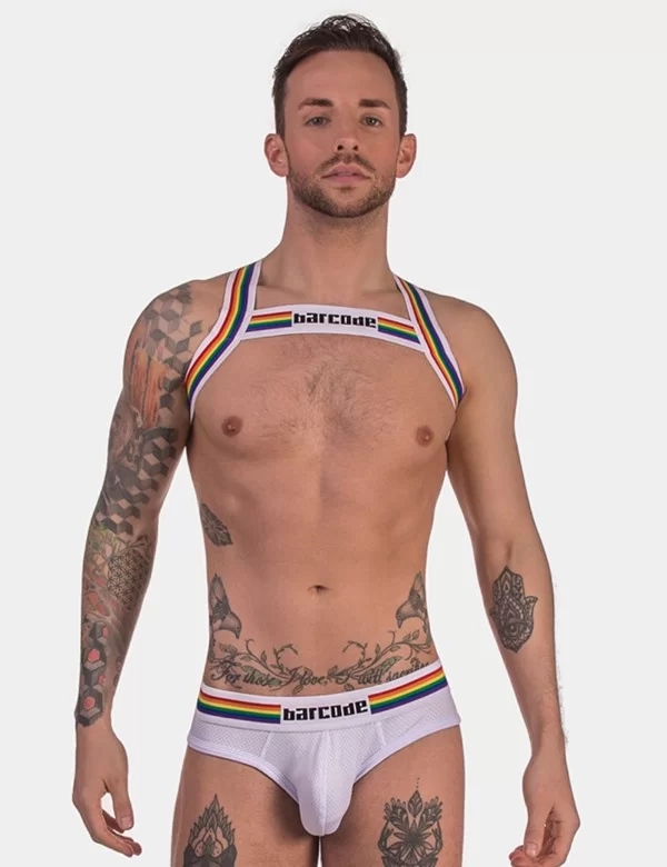 Harness Barcode Pride - White