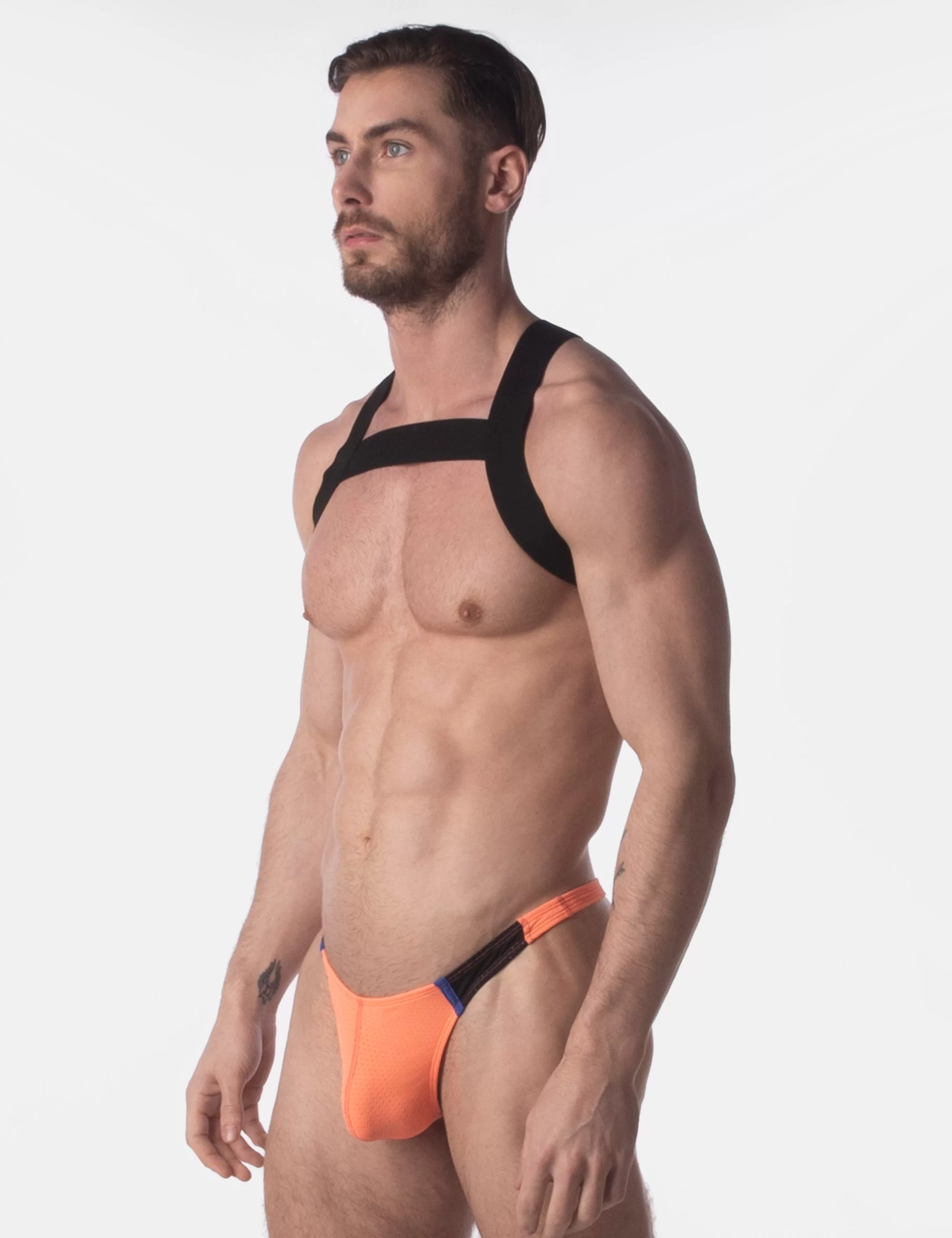 Thong Ronak - Orange-Black-Blue
