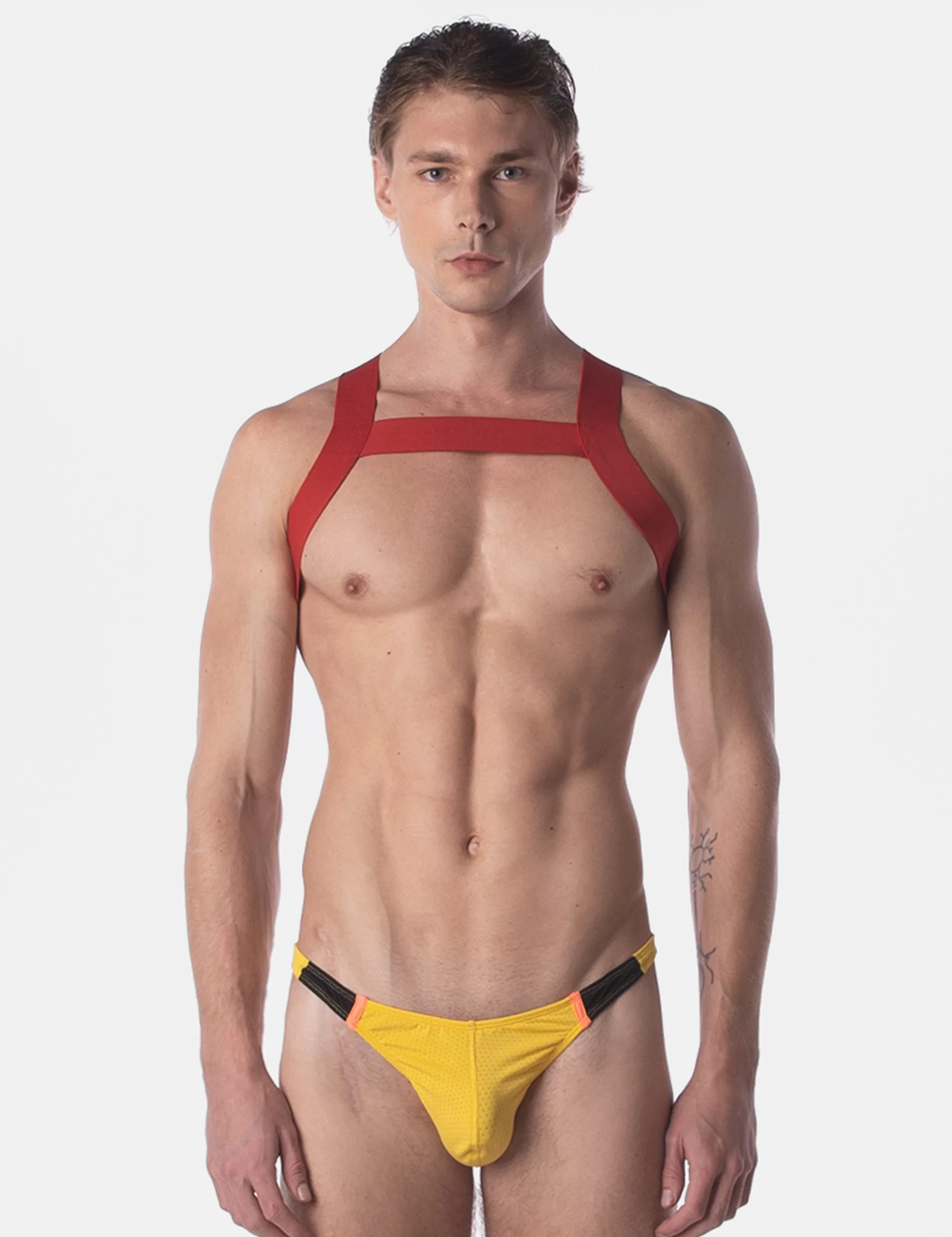 Thong Ronak - Yellow-Black-Orange