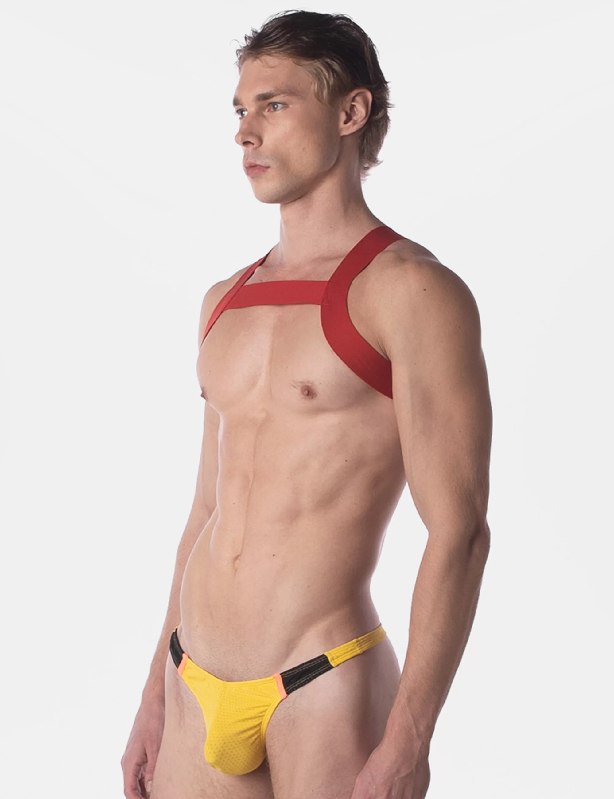 Thong Ronak - Yellow-Black-Orange Thong Ronak - Yellow-Black-Orange