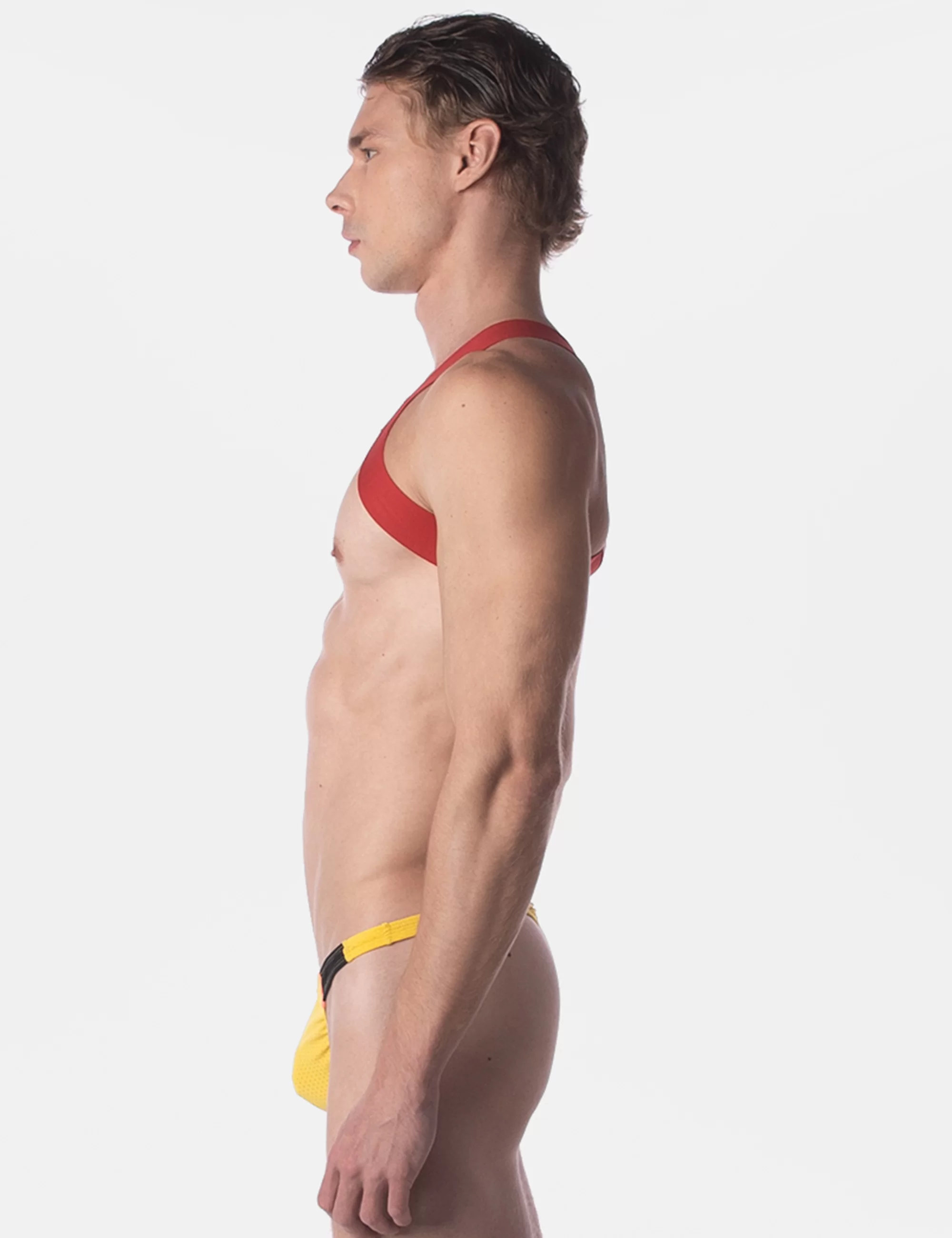 Thong Ronak - Yellow-Black-Orange Thong Ronak - Yellow-Black-Orange