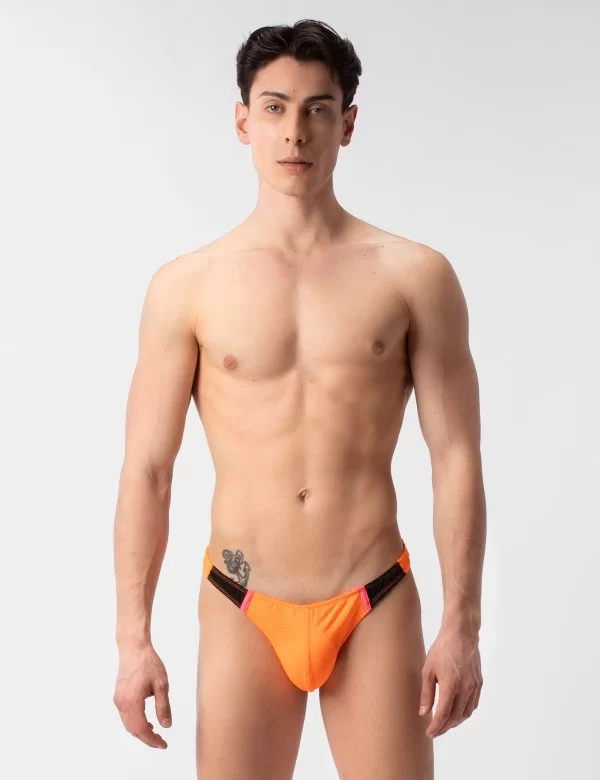 Thong Ronak - Orange-Black-Pink