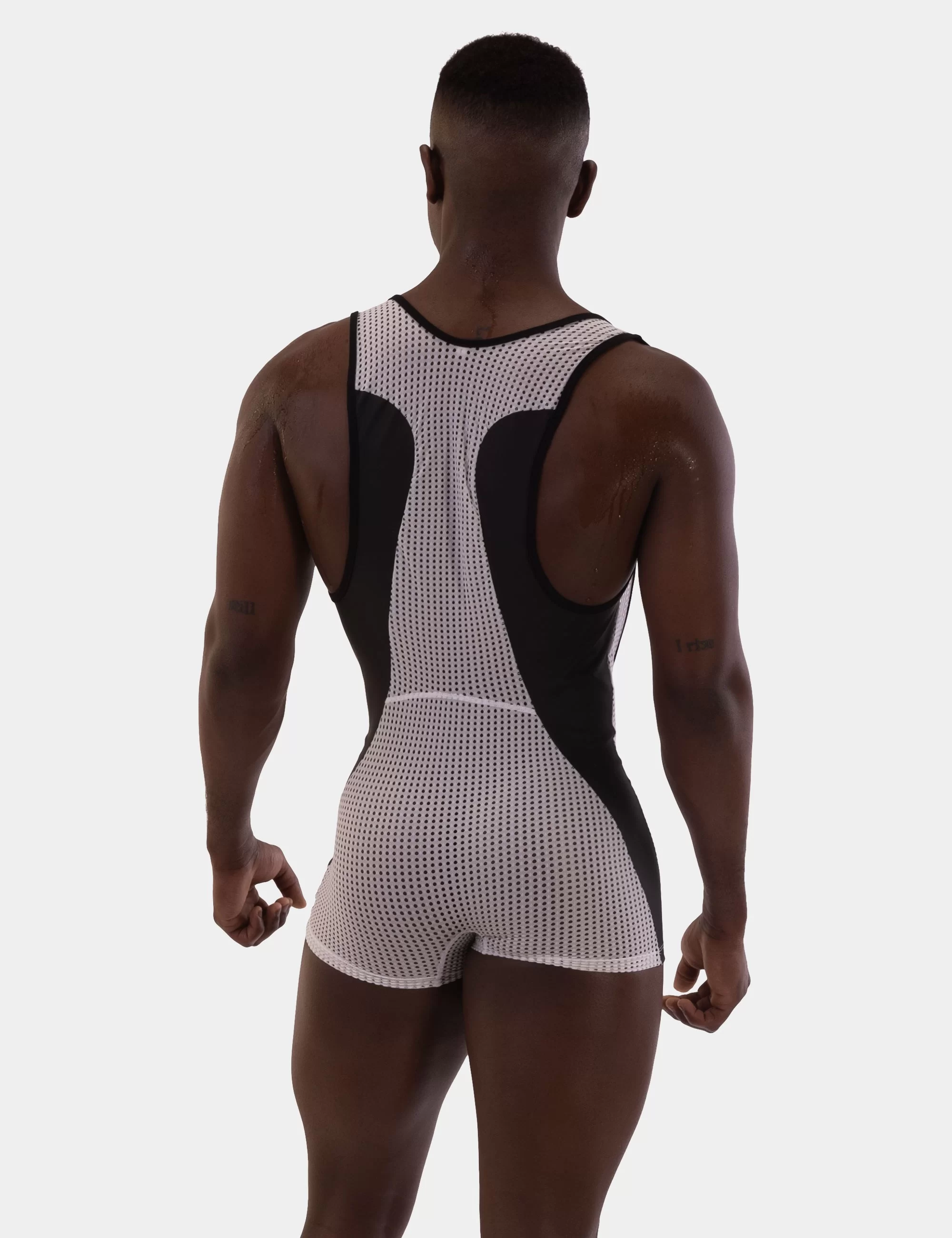 Singlet Sanke - White-Black