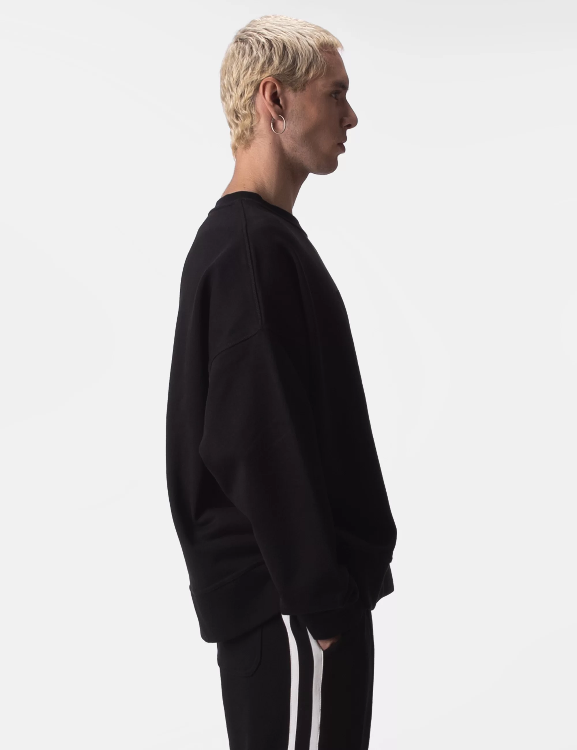 Fleece Pullover Drama - Black