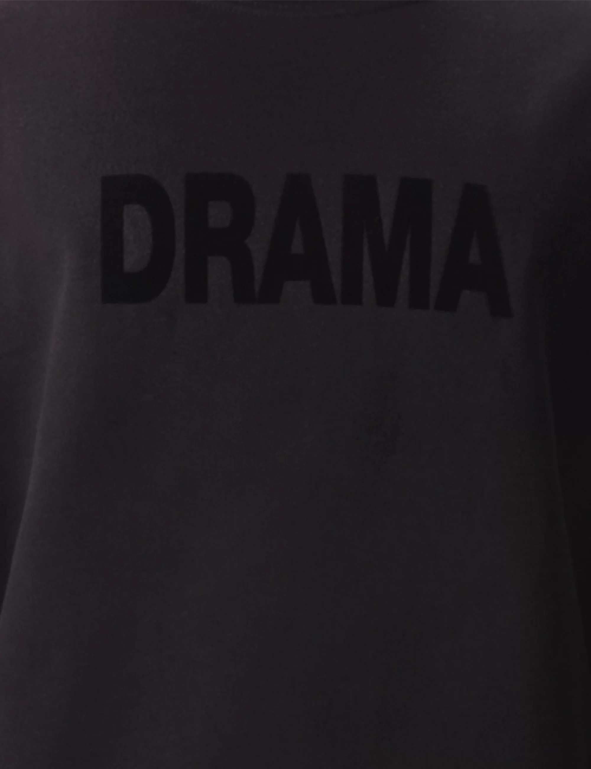Fleece Pullover Drama - Black